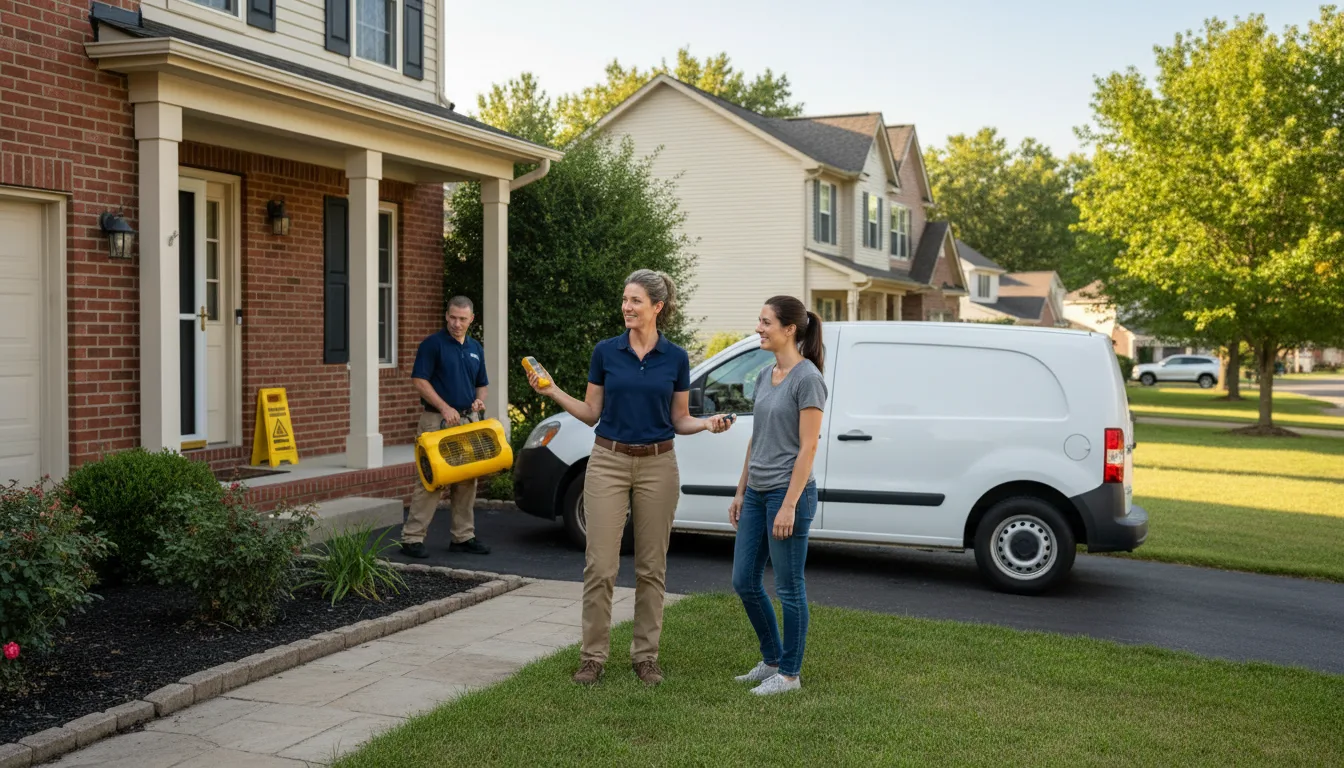 Water restoration image for Water Damage & Restoration Services in Readlyn, IA